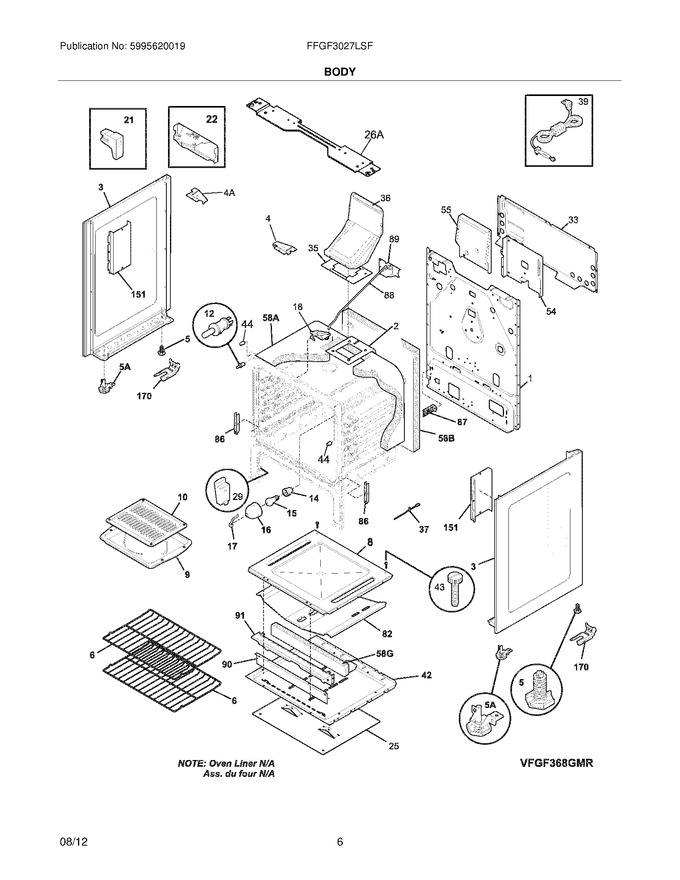 Diagram for FFGF3027LSF