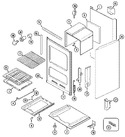 Diagram for 03 - Oven/body