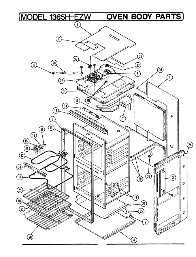 Diagram for 1365H-EZW