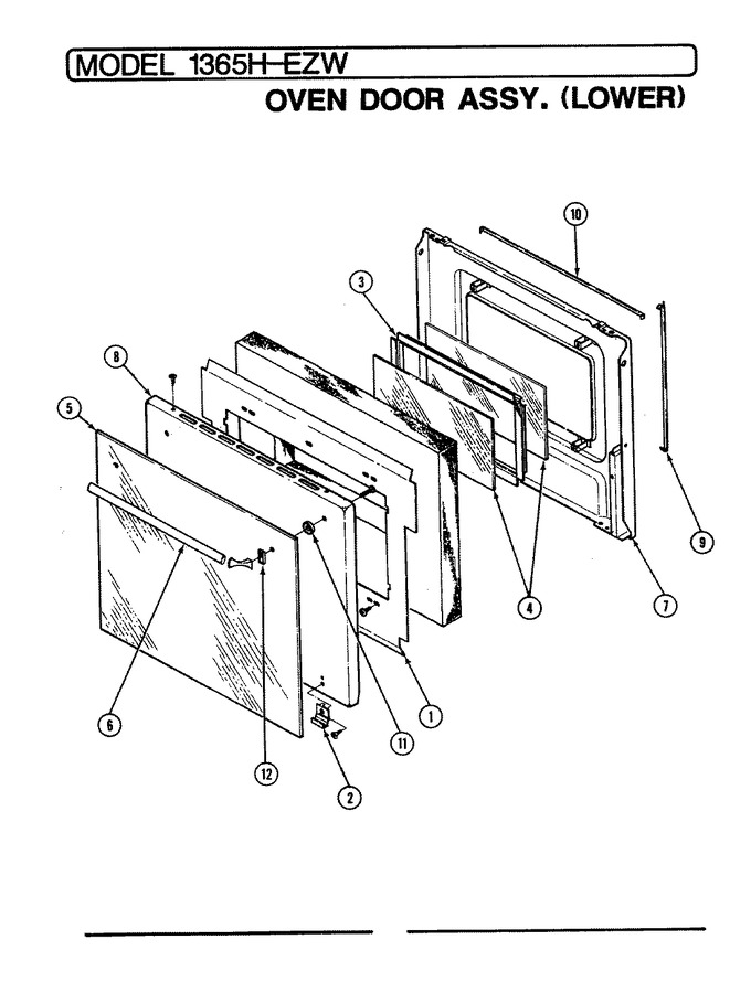 Diagram for 1365H-EZW
