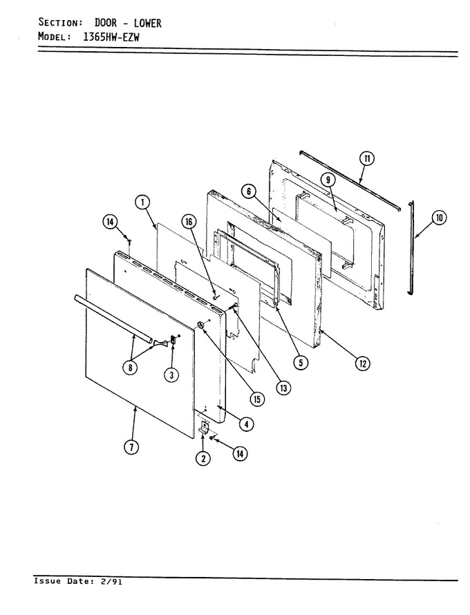 Diagram for 1365HW-EZW