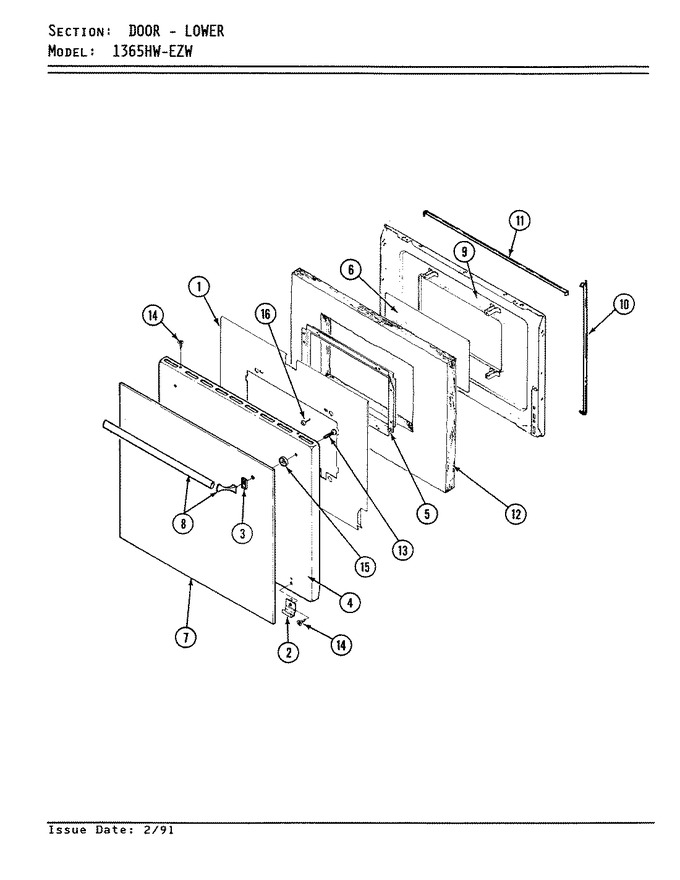 Diagram for 1365HW-EZW