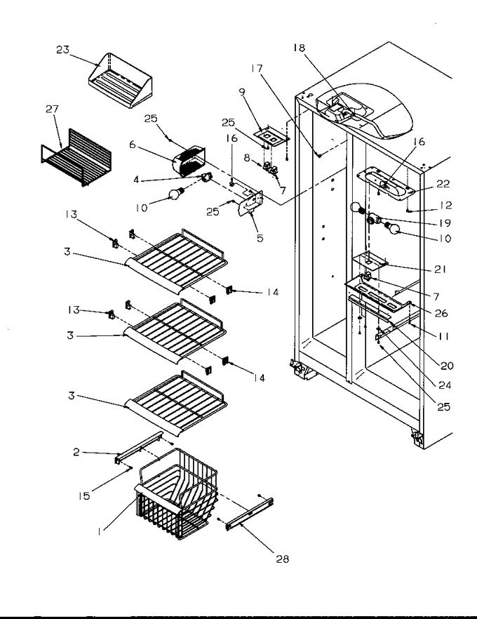 Diagram for 2599W (BOM: P1190419W W)