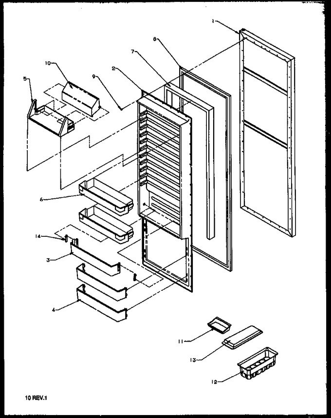 Diagram for 1999CIWEA (BOM: P1171101W L)