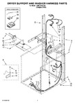 Diagram for 05 - Dryer Support And Washer Harness Parts