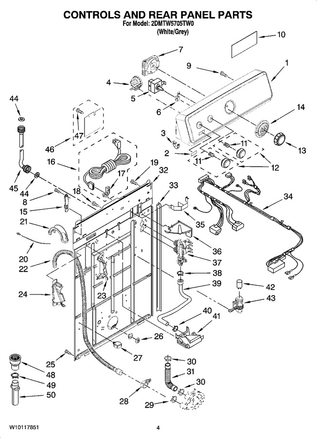 Diagram for 2DMTW5705TW0