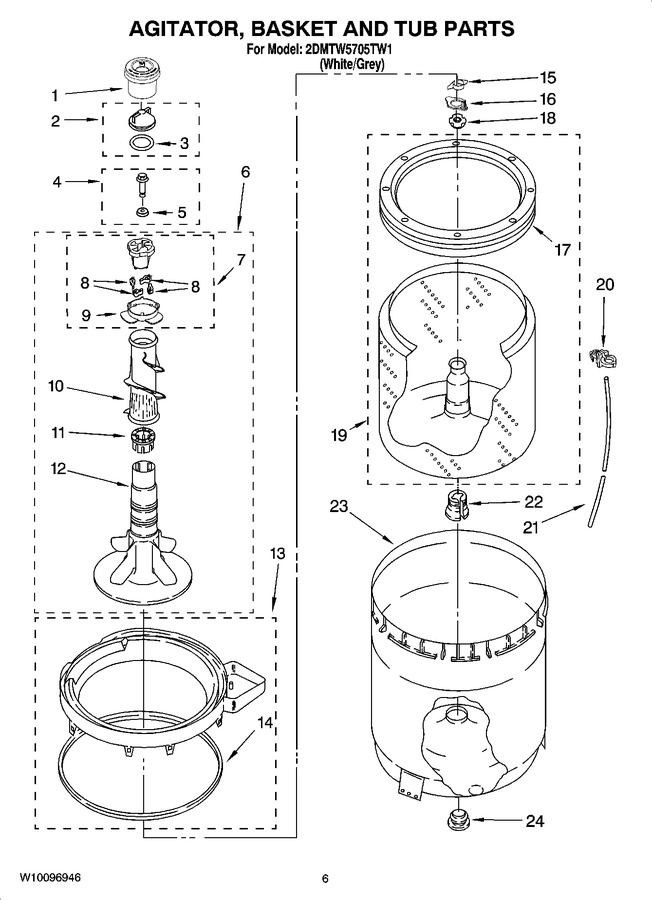 Diagram for 2DMTW5705TW1