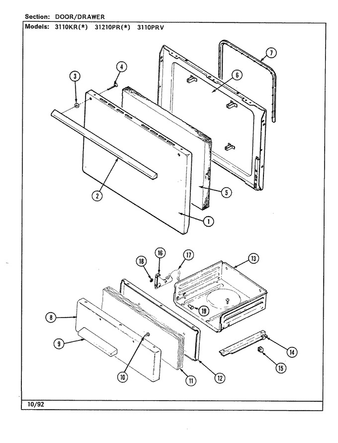 Diagram for 3110PRA-K