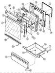 Diagram for 03 - Door/drawer (3442xrx)