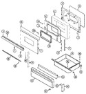 Diagram for 03 - Door/drawer (3468vvx, 3468xvx)