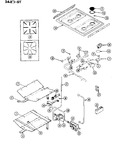 Diagram for 04 - Top Assembly/gas Controls