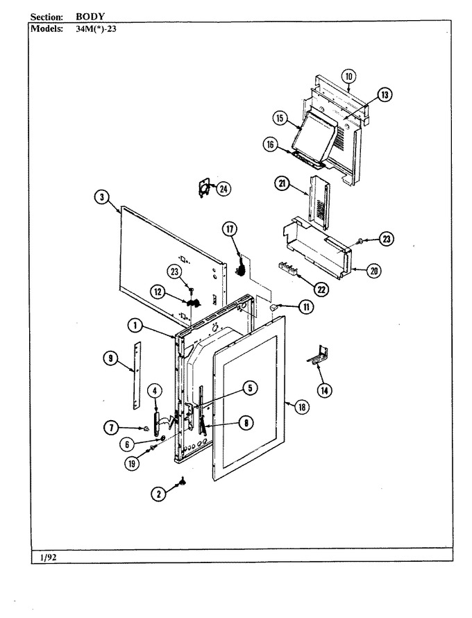 Diagram for 34MN-23CKX-ON