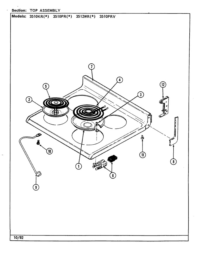 Diagram for 3512WRA