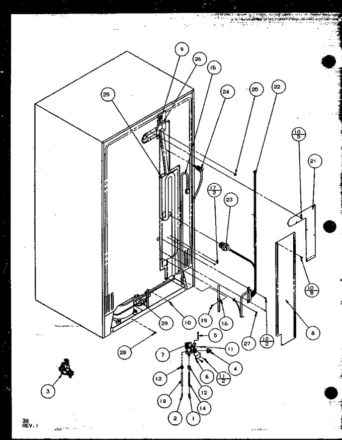 Diagram for 36541 (BOM: P1121702W W)