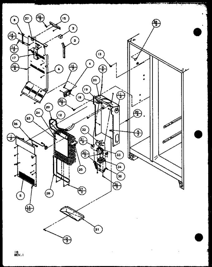 Diagram for 36538L (BOM: P1121903W L)
