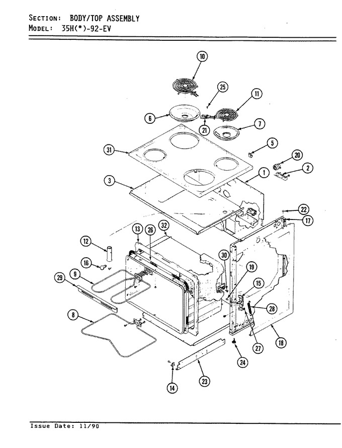 Diagram for 35HN-92KW-EV