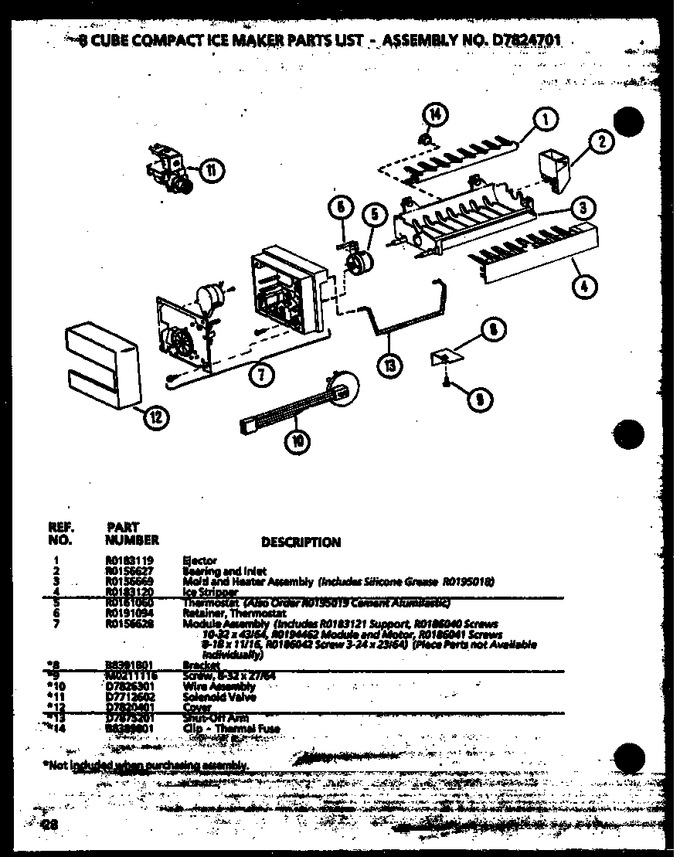 Diagram for 36071 (BOM: P1115801W)