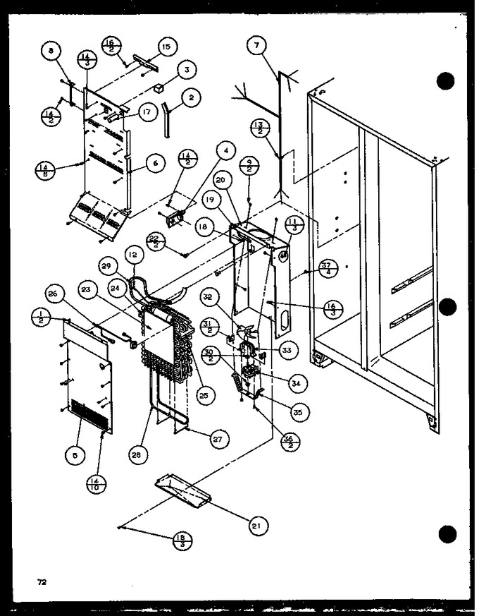 Diagram for 36261 (BOM: P1108602W)