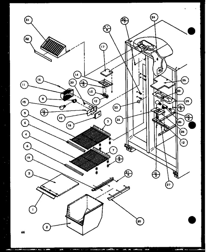 Diagram for 36261 (BOM: P1108602W)