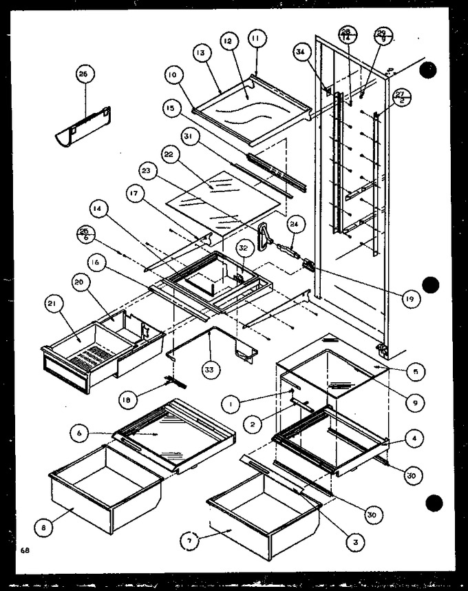 Diagram for 36268 (BOM: P1115704W)