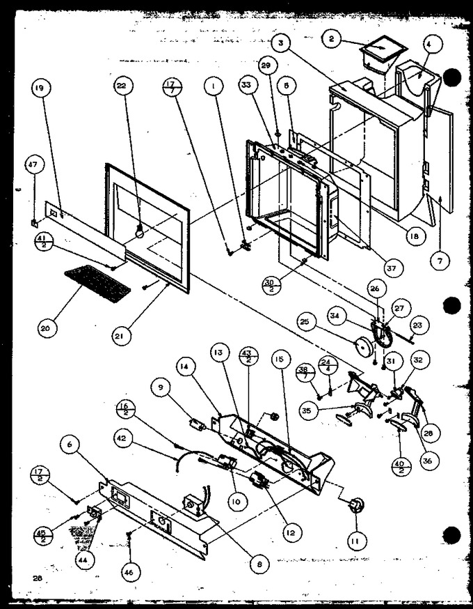 Diagram for 36501W (BOM: P1121705W W)