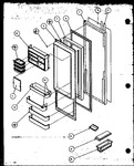 Diagram for 12 - Ref Door