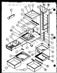 Diagram for 13 - Ref Shelving And Drawers