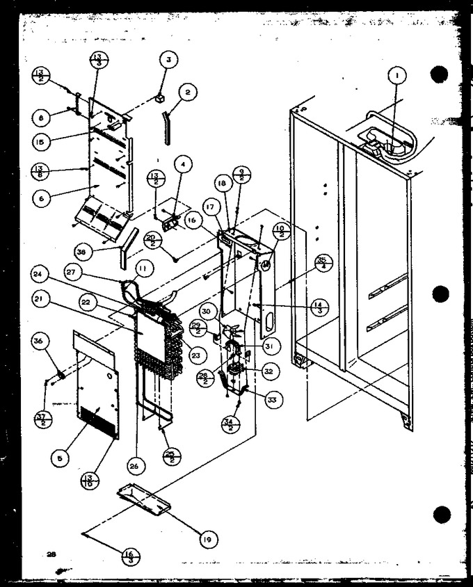 Diagram for 36521 (BOM: P1121601W W)
