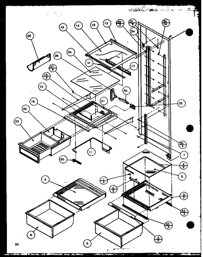 Diagram for 36795 (BOM: P1152603W E)