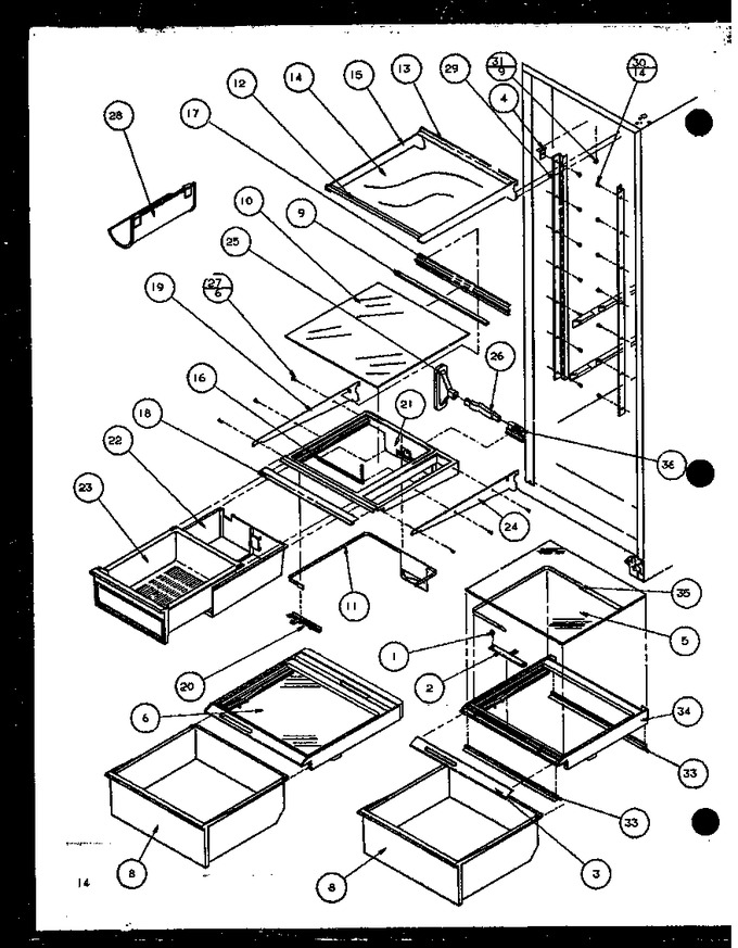 Diagram for 36551 (BOM: P1108802W)