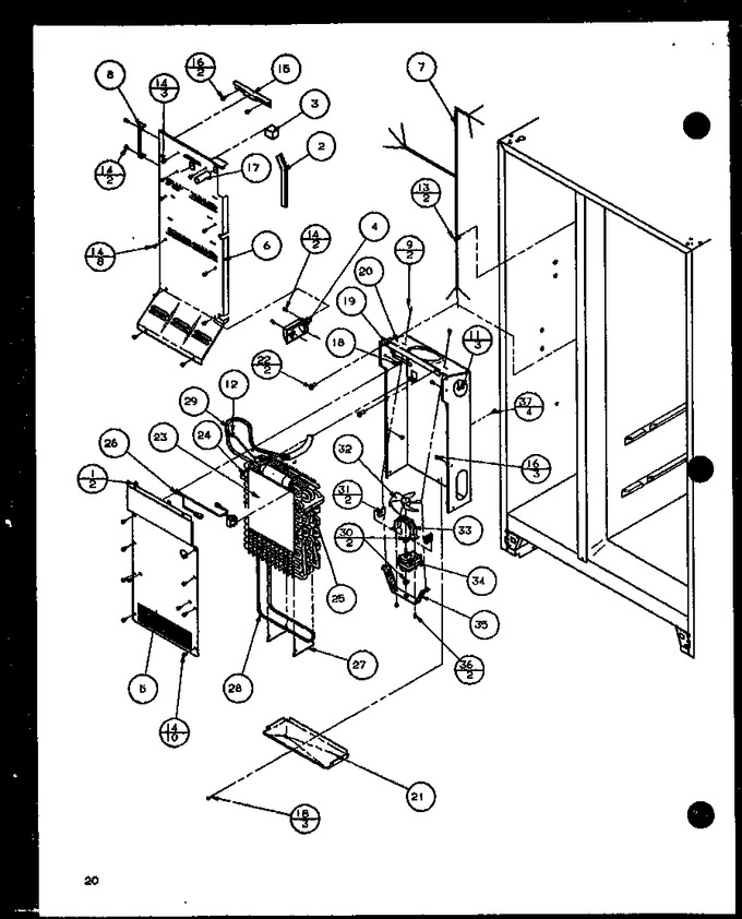 Diagram for 36568 (BOM: P1108503W)