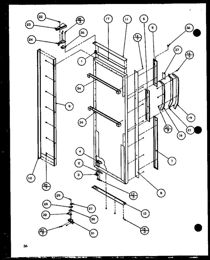 Diagram for 36578 (BOM: P1108508W)