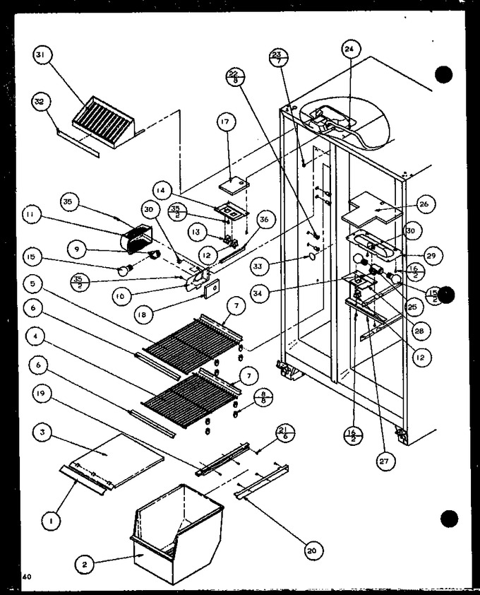 Diagram for 36578 (BOM: P1115507W)
