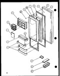 Diagram for 12 - Ref Door