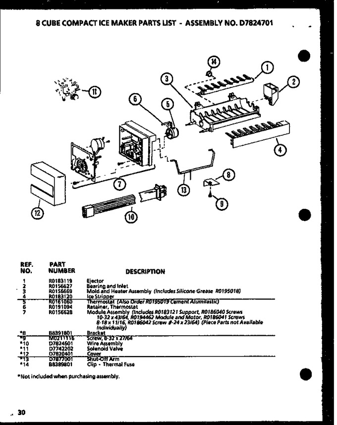Diagram for 36581 (BOM: P1108401W)