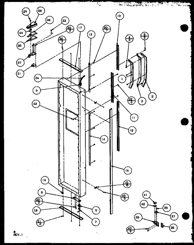 Diagram for 36761 (BOM: P1135802W W)
