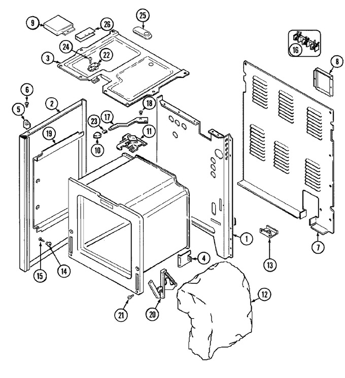 Diagram for JE3842XRA