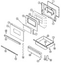 Diagram for 04 - Door/drawer (ser. Pre. 21)