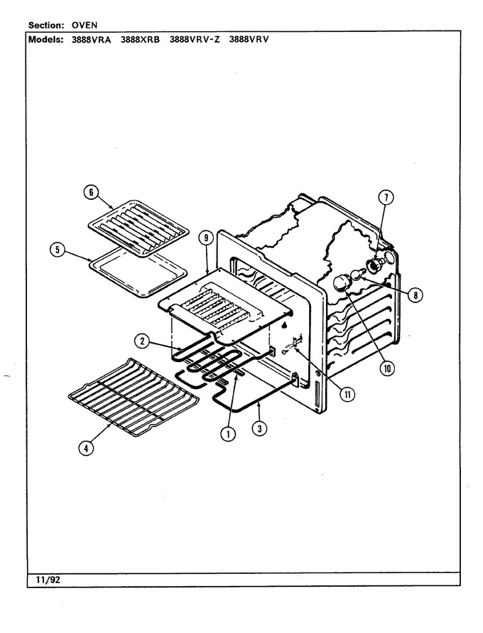 Diagram for 3888VRV
