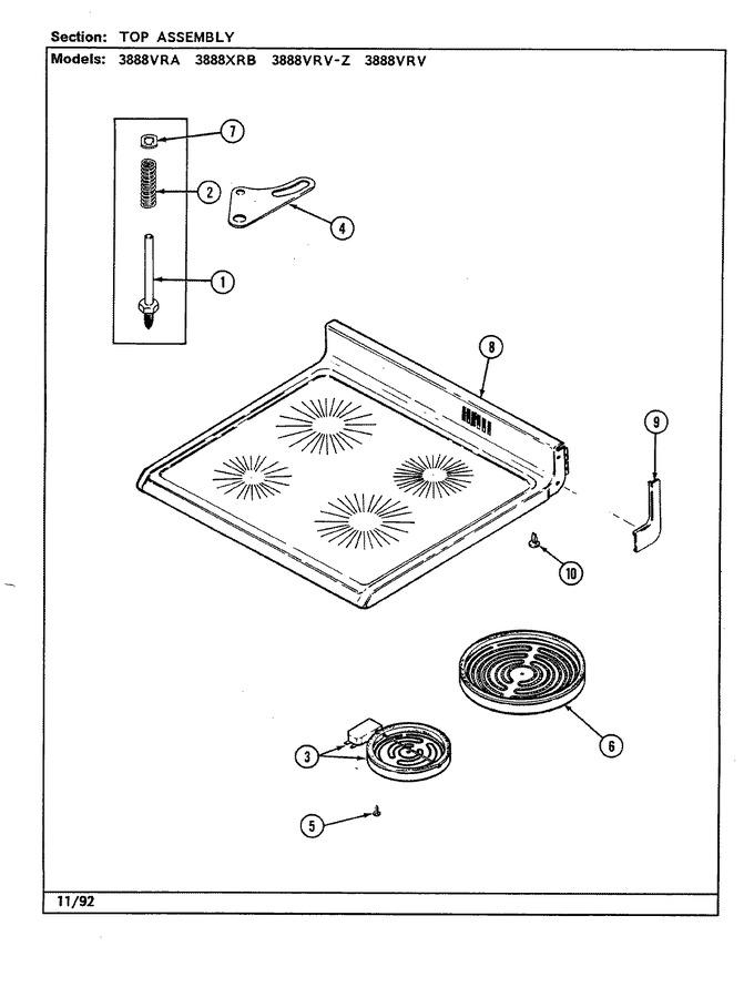 Diagram for 3888VRV