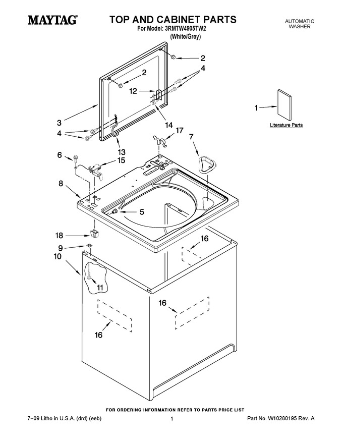 Diagram for 3RMTW4905TW2