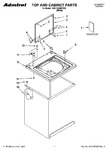 Diagram for 01 - Top And Cabinet Parts