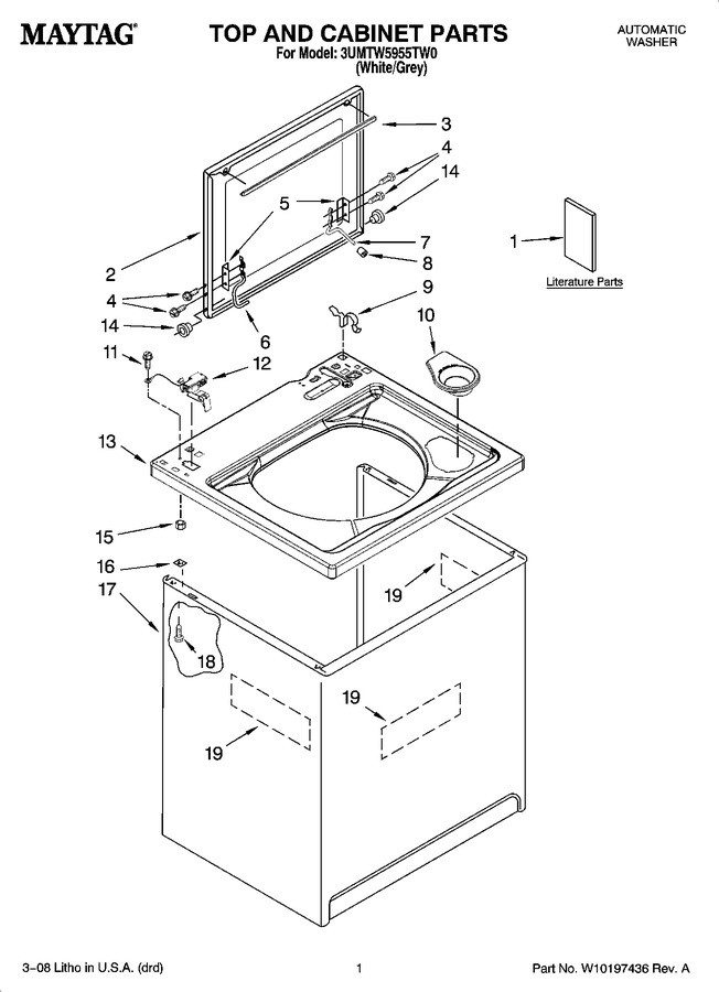 Diagram for 3UMTW5955TW0