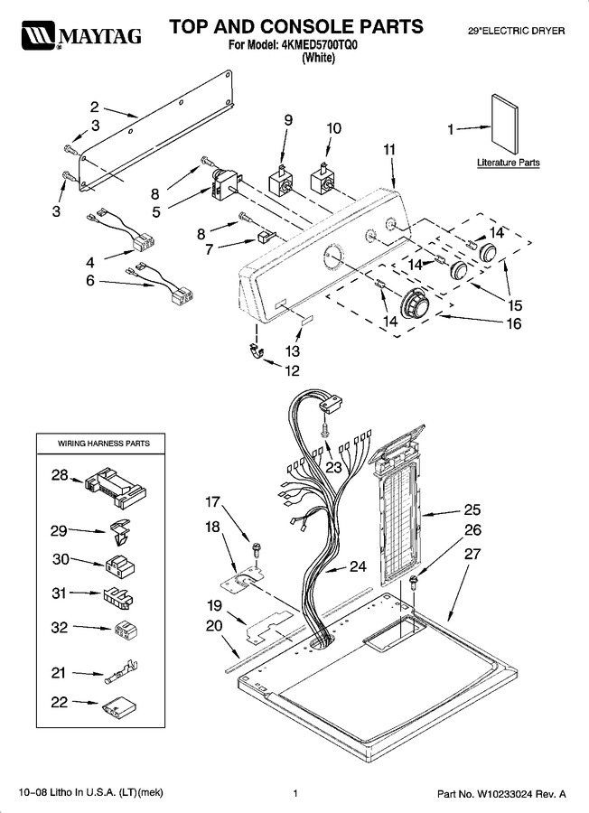 Diagram for 4KMED5700TQ0