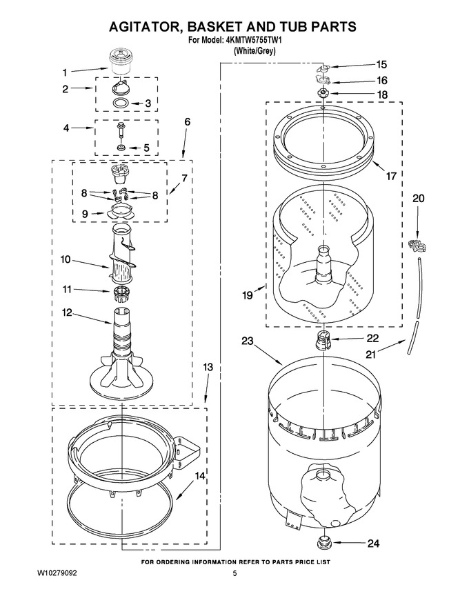 Diagram for 4KMTW5755TW1