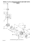 Diagram for 04 - Brake, Clutch, Gearcase, Motor And Pump Parts