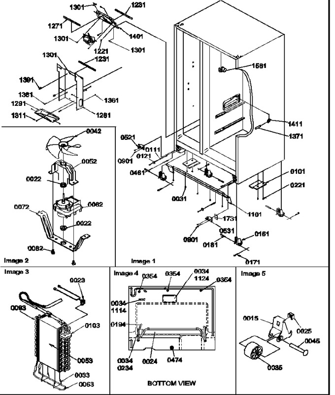 Diagram for 58632 (BOM: P1317501W W)