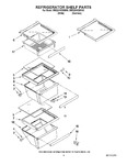 Diagram for 03 - Refrigerator Shelf Parts