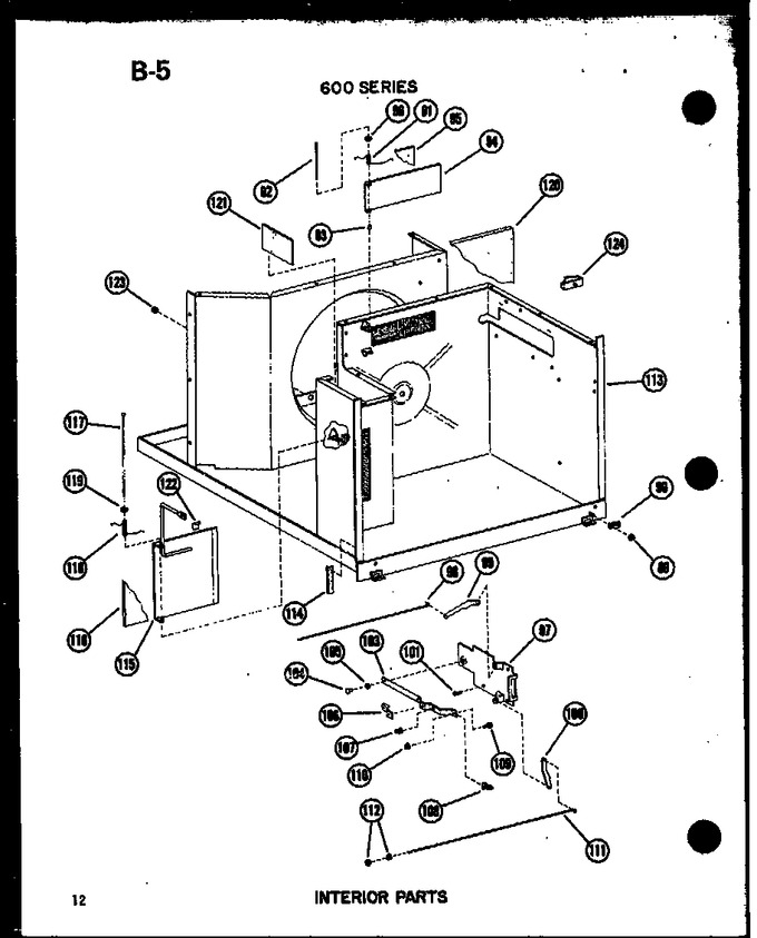 Diagram for 624-3W (BOM: P5472080R)