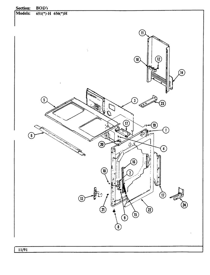 Diagram for 651WH